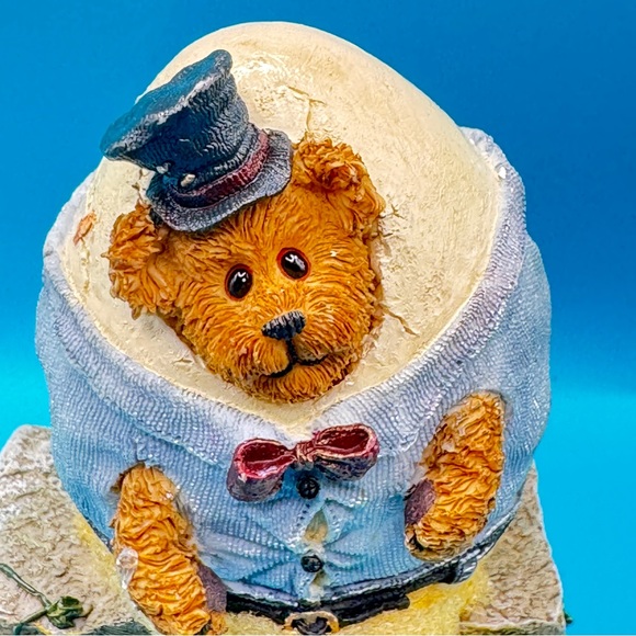 Boyds Bears Bearstone “Humpty Dumpty All Cracked Up” w/ Box COA BearyTales #8 - Picture 5 of 16